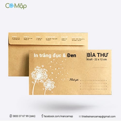 Bìa thư | In ấn bìa thư đa dạng với nhiều tùy chọn chất liệu