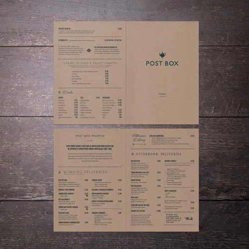 In menu giá rẻ - Nâng tầm thương hiệu, tiết kiệm chi phí
