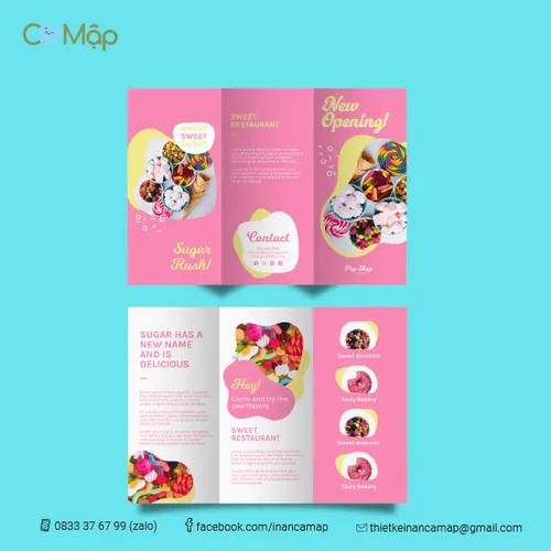 Tờ gấp - Giúp tối đa hóa diện tích quảng cáo