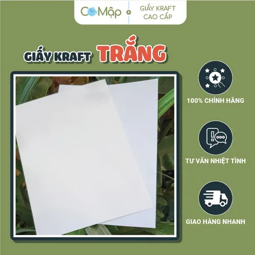Giấy Kraft trắng - In ấn đẹp mắt, giá thành hợp lý, tạo ấn tượng khó quên cho các chiến dịch marketing