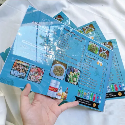 In Menu Nhựa - Chống nước, bền bỉ, chống rách, tiết kiệm chi phí