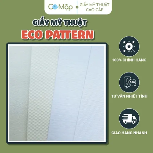 Giấy mỹ thuật Eco Pattern – Giải pháp in ấn cao cấp, sang trọng và thân thiện môi trường