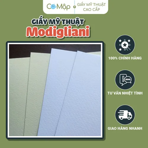 Giấy mỹ thuật Modigliani - Vân nhẹ sang trọng