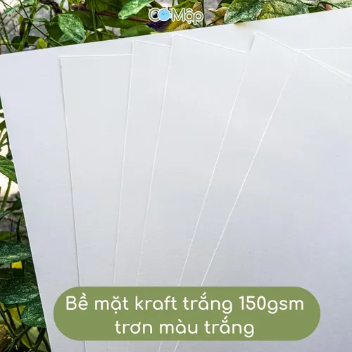 Giấy Kraft trắng - In ấn đẹp mắt, giá thành hợp lý, tạo ấn tượng khó quên cho các chiến dịch marketing