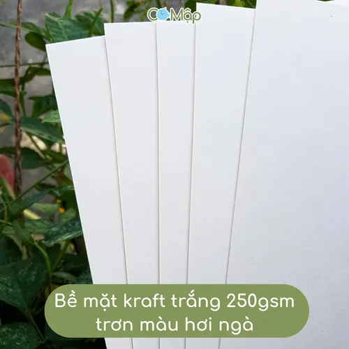 Giấy Kraft trắng - In ấn đẹp mắt, giá thành hợp lý, tạo ấn tượng khó quên cho các chiến dịch marketing