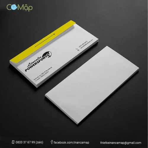 Bìa thư - 22 X 12 - C115 - NẮP 3.5