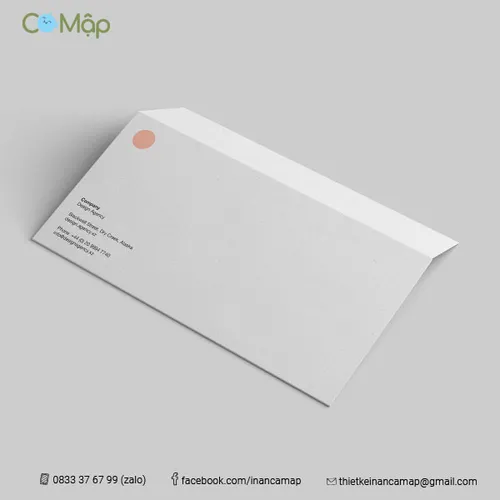 Bìa thư - 22 X 12 - F100 - NẮP 3,5 cm