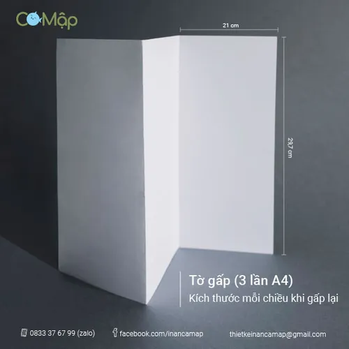 Tờ gấp - Giúp tối đa hóa diện tích quảng cáo