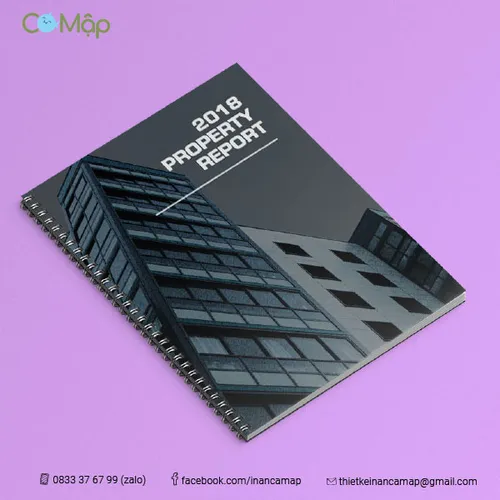 In catalogue đóng lò xo - Dễ dàng đóng mở