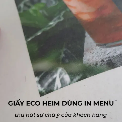  In ấn trên giấy mỹ thuật Ecoheim - Lựa chọn hoàn hảo cho các sản phẩm cao cấp