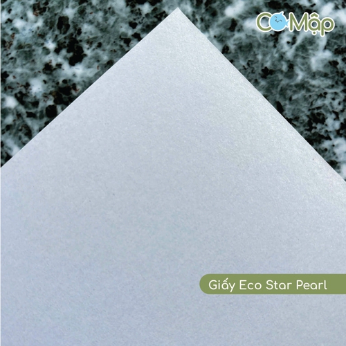 Giấy mỹ thuật ánh kim Eco Star, Xấp 10 tờ, Định lượng 250gsm, 300gsm và 350gsm, Khổ giấy A5,A4, A3