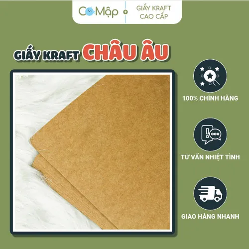 In giấy kraft Châu Âu - Chất liệu thân thiện với môi trường, bền đẹp