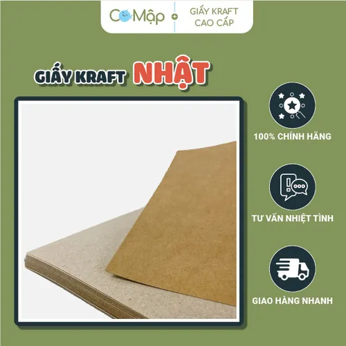 Giấy Kraft Nhật - Loại giấy bền, đẹp, thân thiện với môi trường