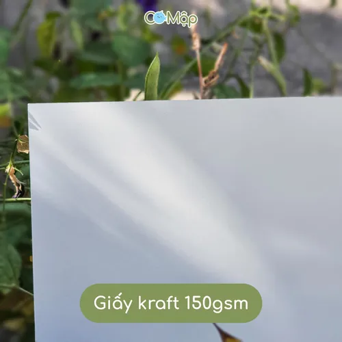 Giấy Kraft trắng - In ấn đẹp mắt, giá thành hợp lý, tạo ấn tượng khó quên cho các chiến dịch marketing
