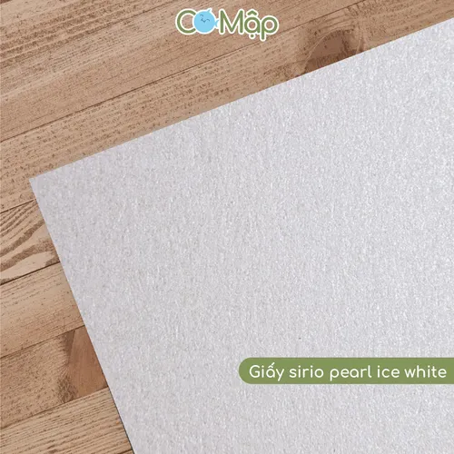 In giấy mỹ thuật ánh kim Sirio Pearl - Tạo hiệu ứng ánh kim pha lê