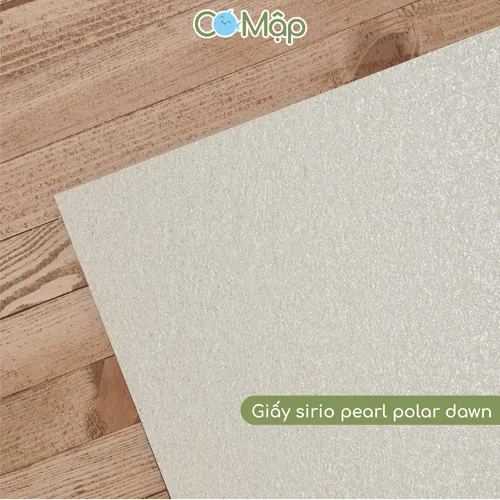 In giấy mỹ thuật ánh kim Sirio Pearl - Tạo hiệu ứng ánh kim pha lê