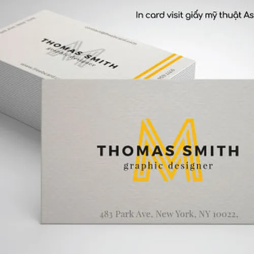 In name card giấy mỹ thuật - Tạo ấn tượng chuyên nghiệp