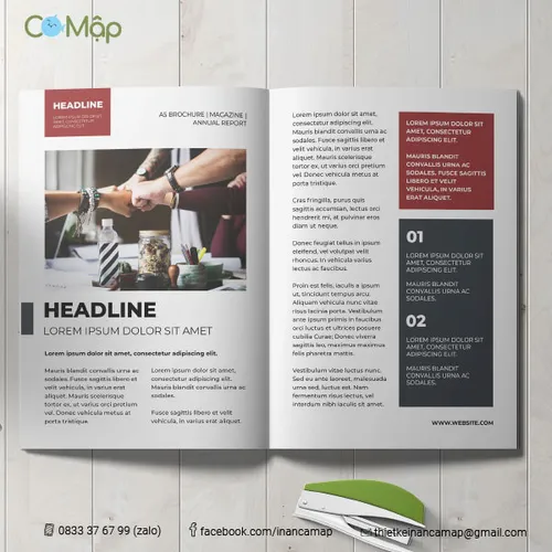 In catalogue đóng kim số lượng ít - Phù hợp cho kinh doanh nhỏ lẻ