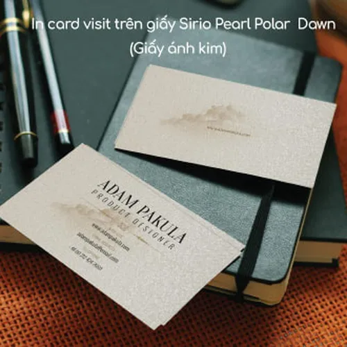 In name card giấy mỹ thuật - Tạo ấn tượng chuyên nghiệp