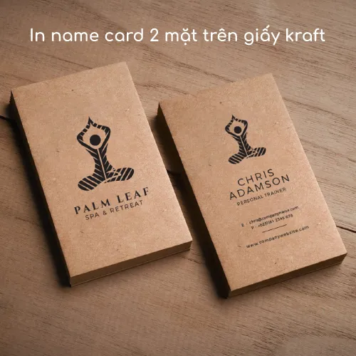 In giấy kraft Châu Âu - Chất liệu thân thiện với môi trường, bền đẹp