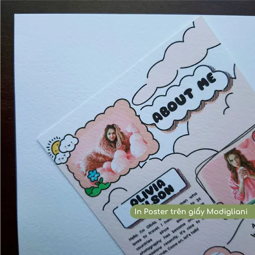 Giấy mỹ thuật Modigliani - Vân nhẹ sang trọng