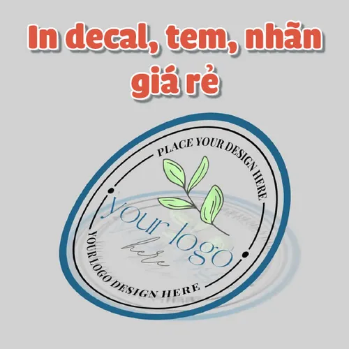 In decal tem nhãn giá rẻ, chất lượng cao, giá cạnh tranh trên thị trường