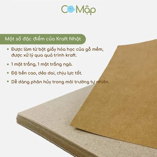 Giấy Kraft Nhật - Loại giấy bền, đẹp, thân thiện với môi trường