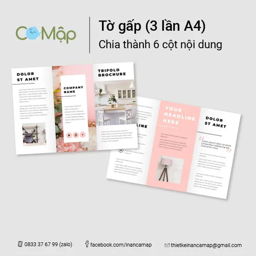 Tờ gấp - Giúp tối đa hóa diện tích quảng cáo