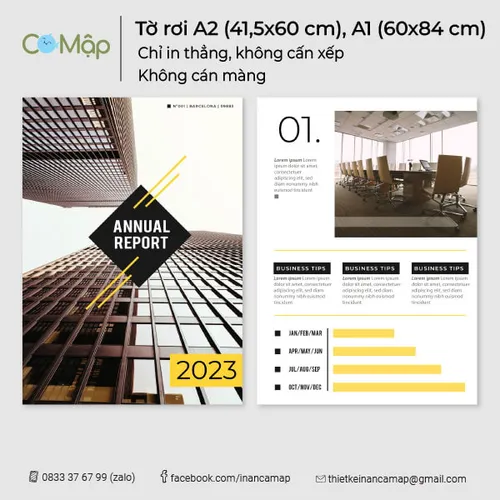 Tờ rơi giấy C150 gsm - Dày dặn, cứng cáp hơn so với giấy C100 gsm