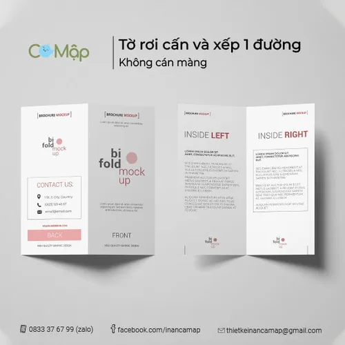 Tờ rơi giấy C150 gsm - Dày dặn, cứng cáp hơn so với giấy C100 gsm
