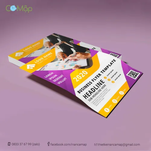 Tờ rơi giấy couche 100 gsm - Dễ dàng gấp gọn theo ý của mình