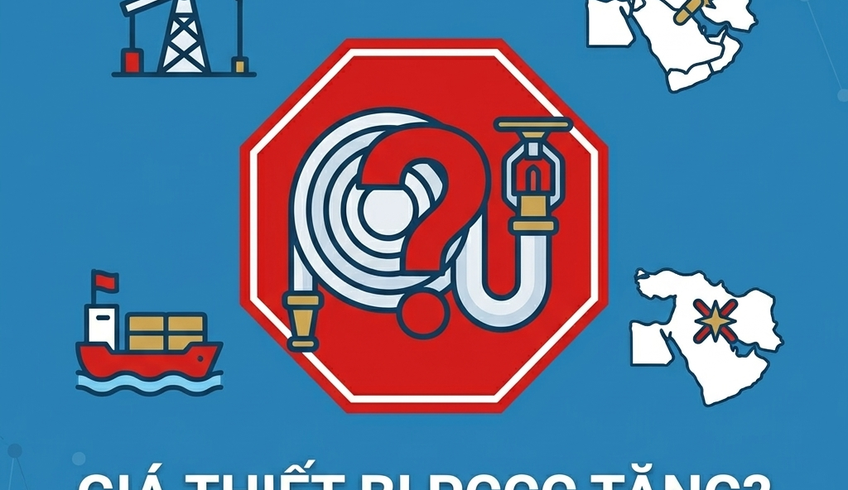 Ảnh hưởng của xung đột Trung Đông đến chi phí sản xuất và cung ứng thiết bị PCCC 2026