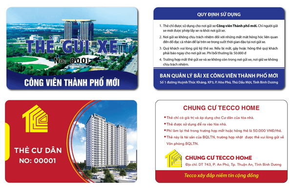 Mẫu thẻ giữ xe đẹp Mẫu thẻ giữ xe đẹp