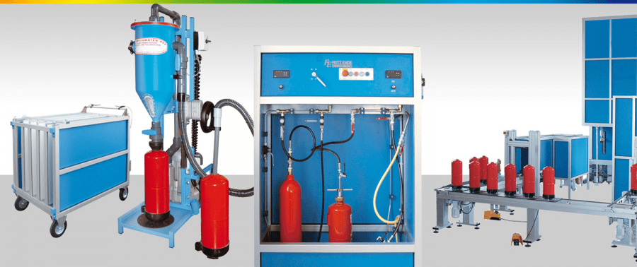 Quy trình nạp bình chữa cháy