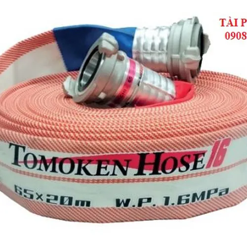 Vòi Chữa Cháy Tomoken Pro D65 X30m X1.6Mpa Kèm Khớp Nối Gost