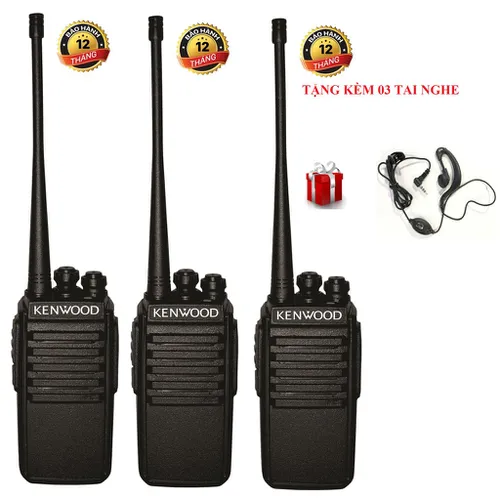 Bồ Đàm Cầm Tay KenWood TK 3690 Tiêu Chuẩn IP54 - IP55 Theo Thông Tư 150 BCA