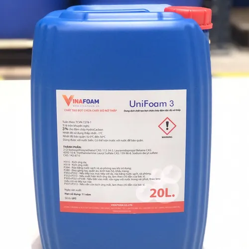 Bọt Foam Chữa Cháy Unifoam 6 Việt Nam - AFFF 6%  VinaFoam