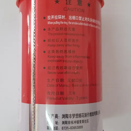 Quả Tạo Khói Màu Trắng Phát Tính Hiệu Dùng Trong Diễn Tập PCCC