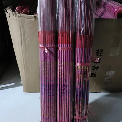 Nhang than tre không khói màu Đỏ 50cm 