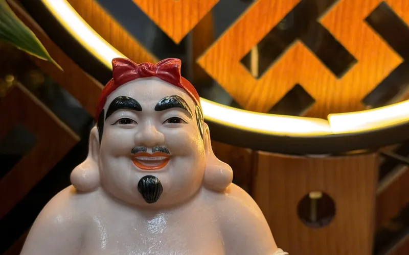 Bộ Thần Tài Thổ Địa màu Trắng Sứ