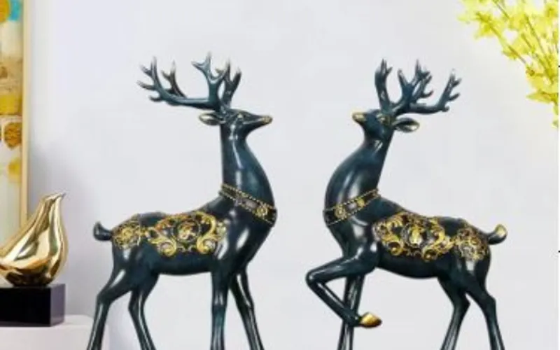 Decor phong thủy hình Hươu 