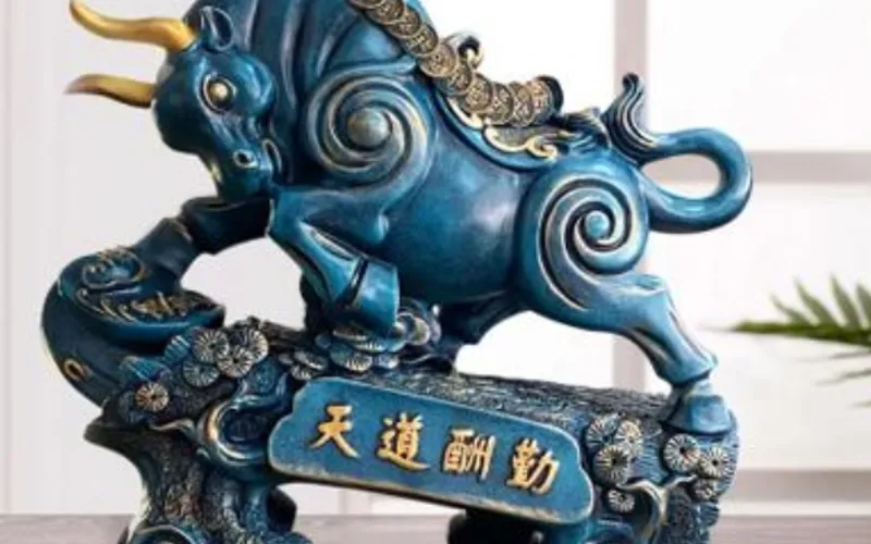 Decor phong thủy hình tượng Trâu . vật phẩm phong thủy