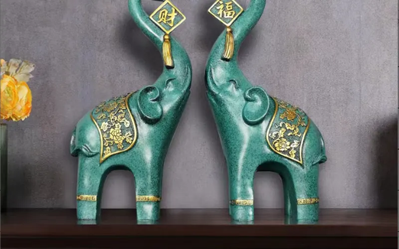 Decor phong thủy tượng Voi