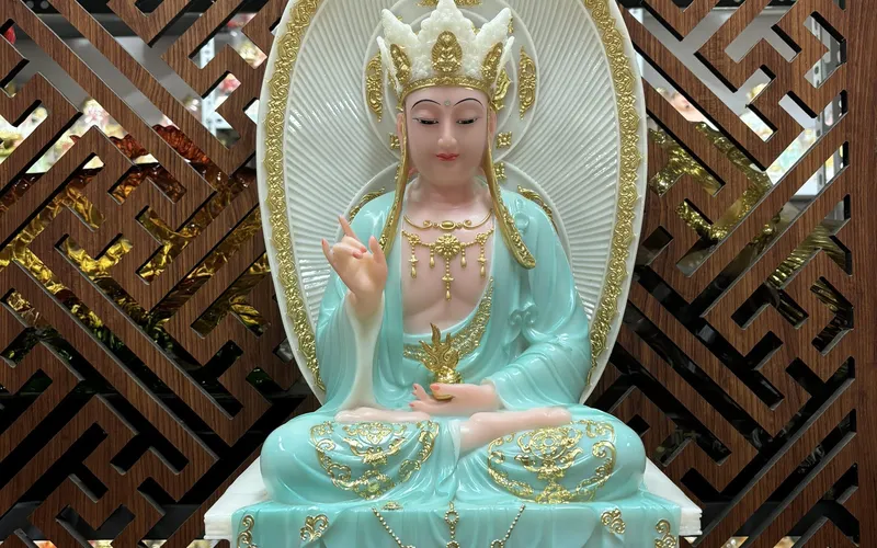 Địa Tạng Vương Bồ Tát lá Bồ Đề