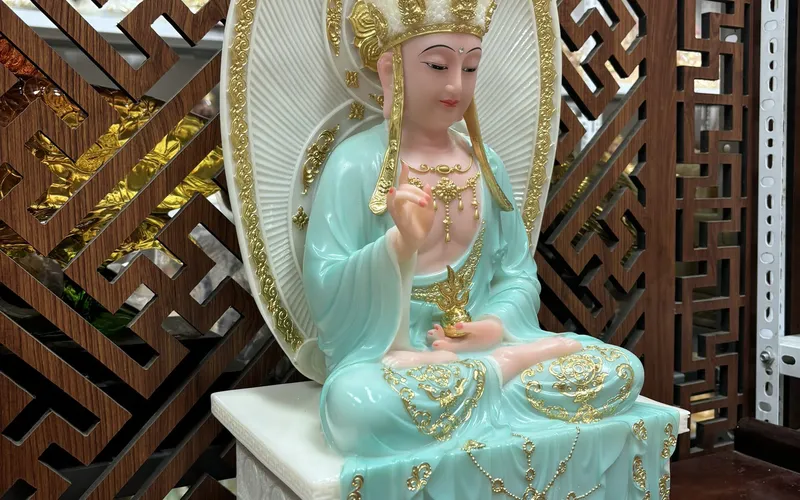 Địa Tạng Vương Bồ Tát lá Bồ Đề