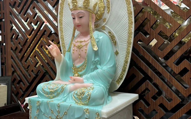 Địa Tạng Vương Bồ Tát lá Bồ Đề