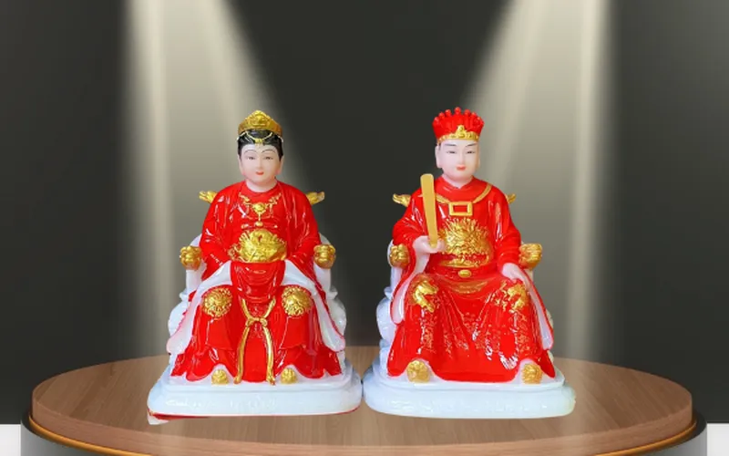 Ông táo bà táo màu Đỏ