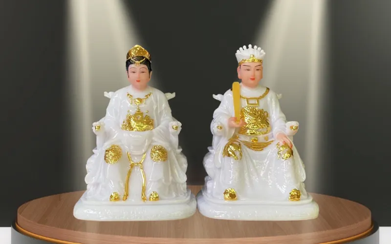 Ông táo bà táo màu Trắng