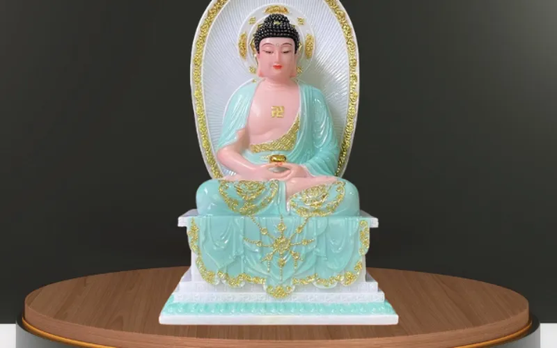 Ta Bà Tam Thánh Phật Lá Bồ Đề