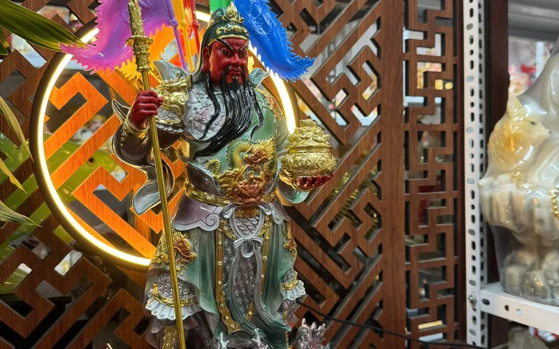 Quan Công Đứng Ngũ Kỳ Cửu Long 